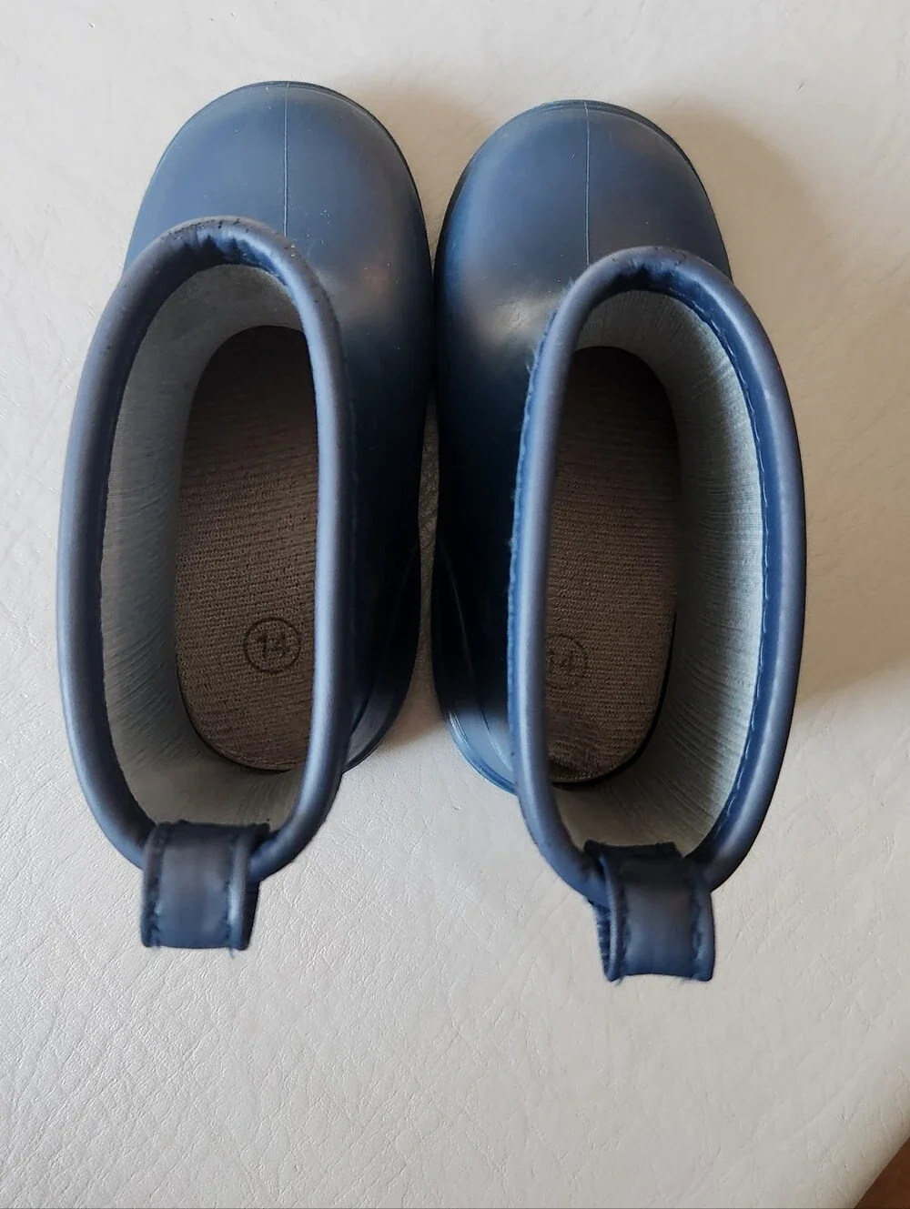 Tree Grandpa Navy Toddler Rain Boot Size 6